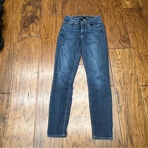 PAIGE Blue Hoxton Ankle Skinny Jeans Modern Fit